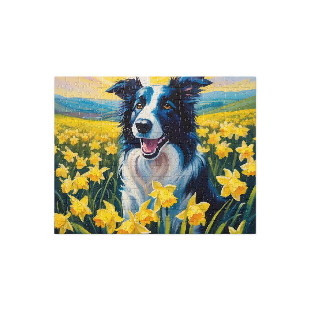PugMug Custom Border Collie Jigsaw Puzzle