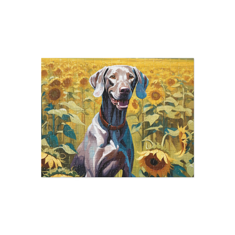 PugMug Custom Weimaraner Jigsaw Puzzle