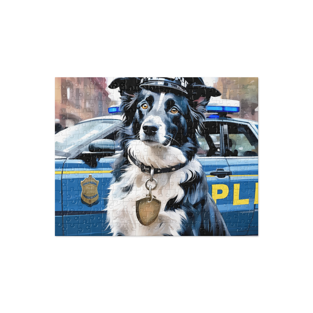 PugMug Custom Border Collie Jigsaw Puzzle