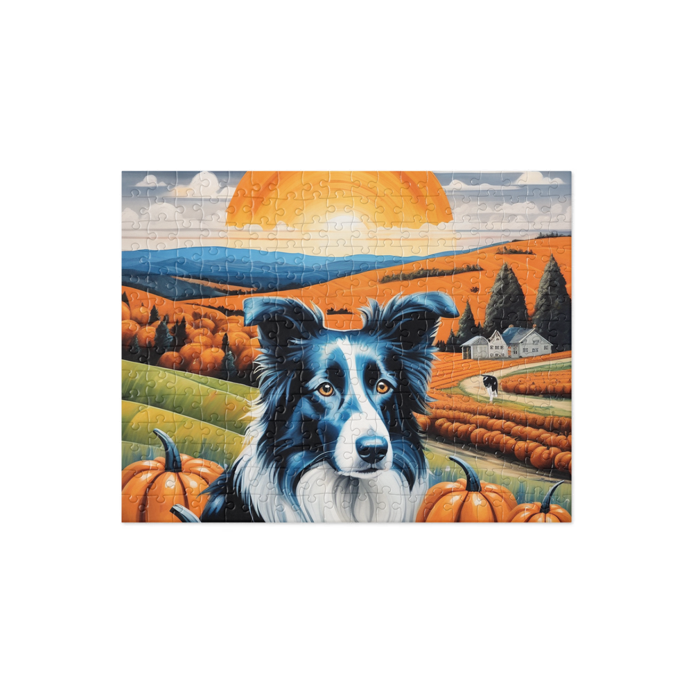 PugMug Custom Border Collie Jigsaw Puzzle