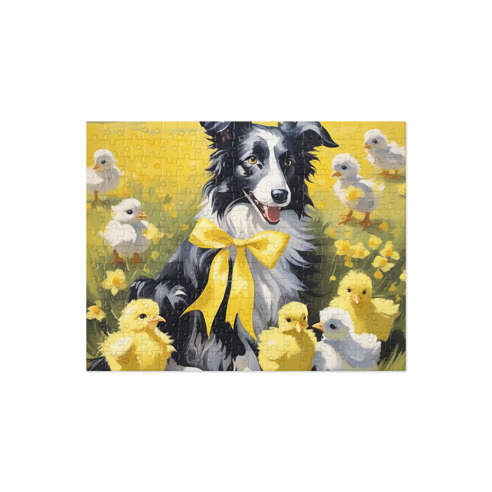 PugMug Custom Border Collie Jigsaw Puzzle