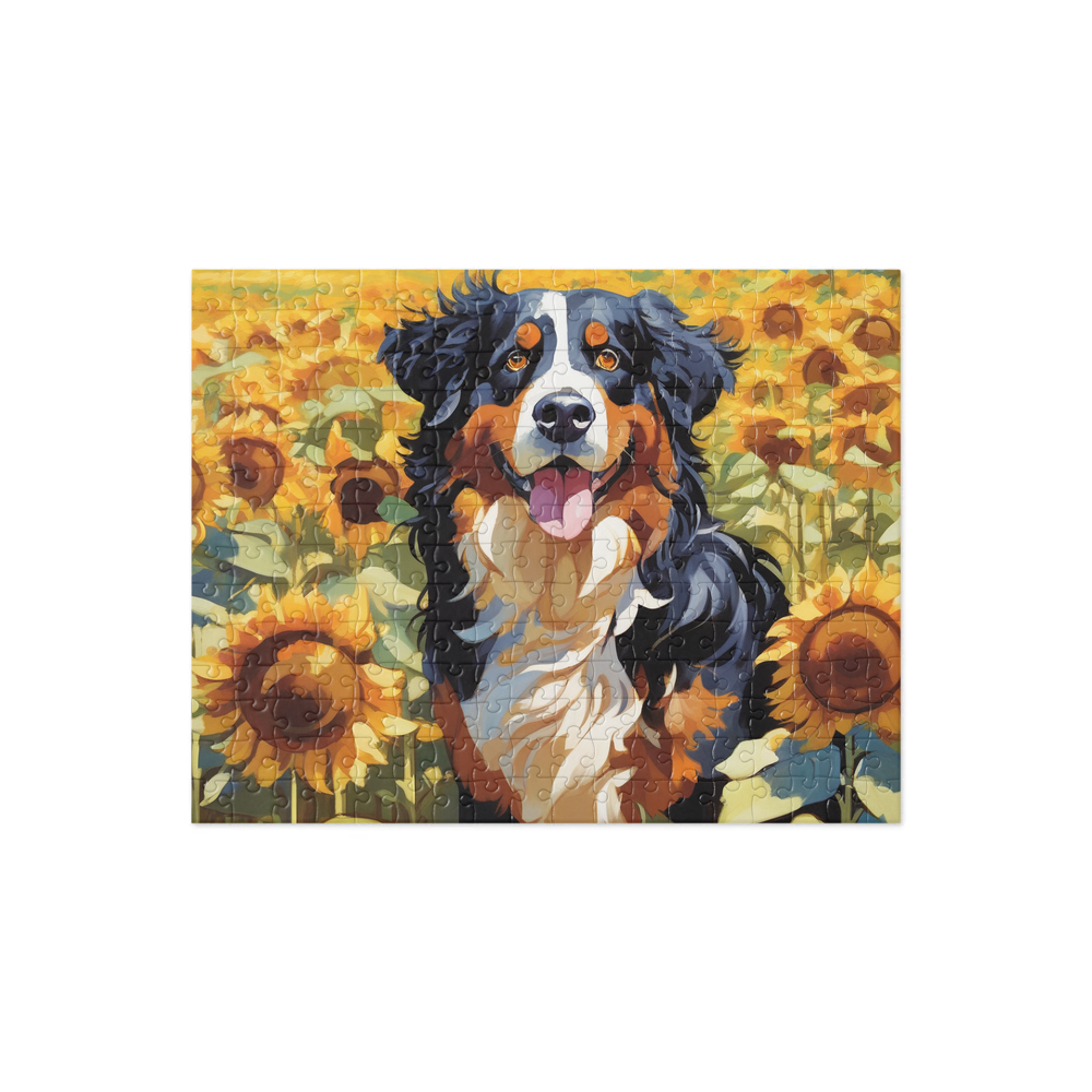 PugMug Custom Bernese Mountain Dog Jigsaw Puzzle