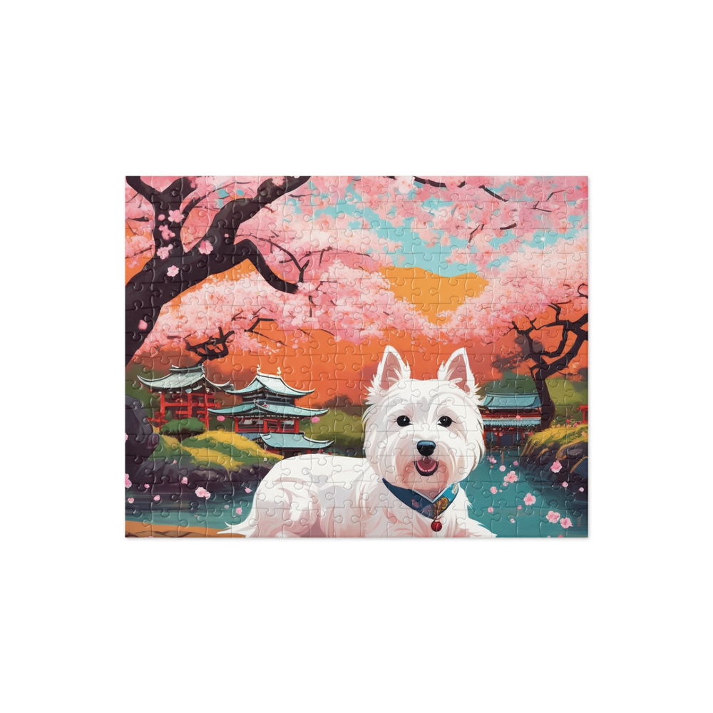 PugMug Custom West Highland White Terrier Jigsaw Puzzle