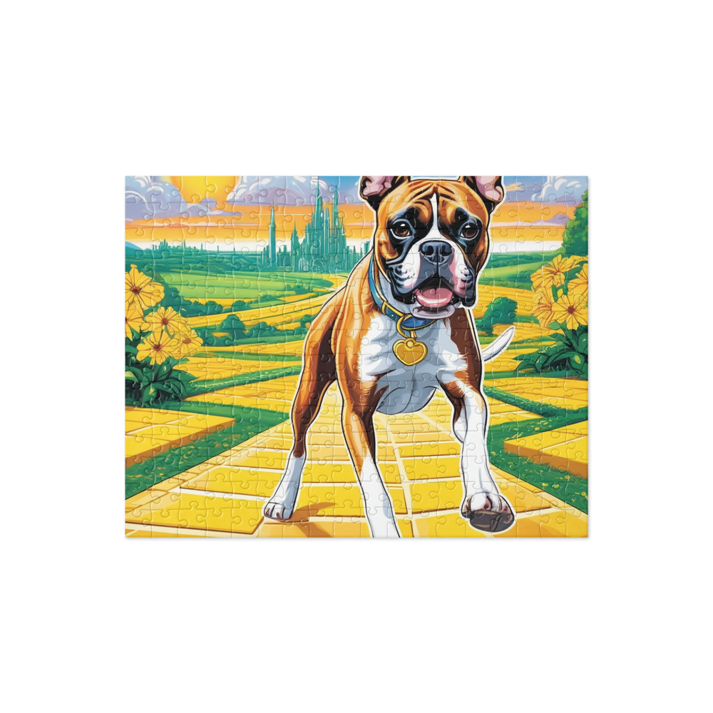 PugMug Custom Boxer Dog Jigsaw Puzzle