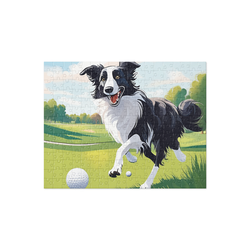PugMug Custom Border Collie Jigsaw Puzzle