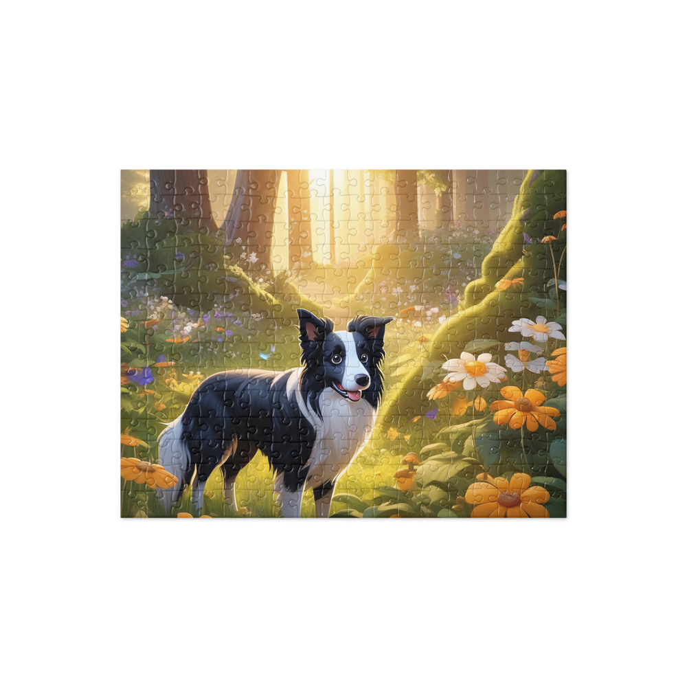 PugMug Custom Border Collie Jigsaw Puzzle
