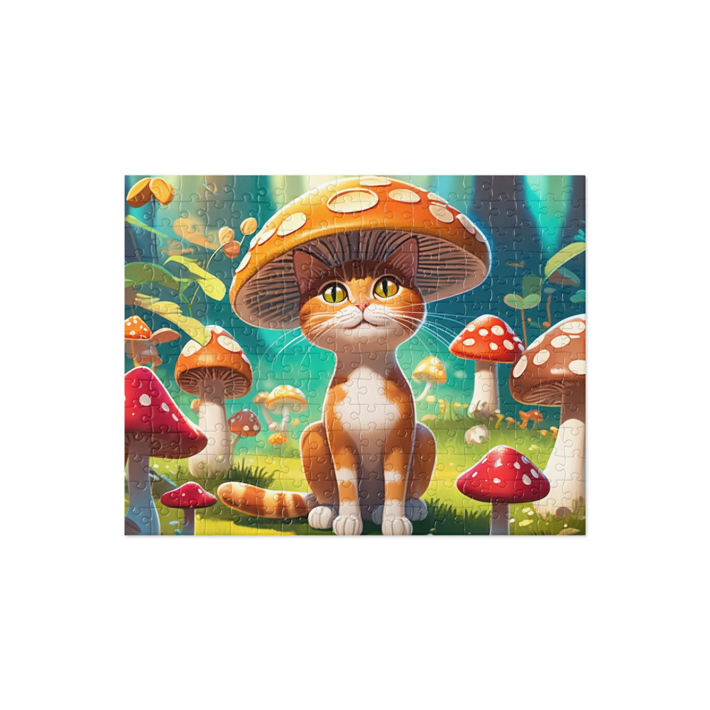 PugMug Custom Tabby Companion Cat Jigsaw Puzzle