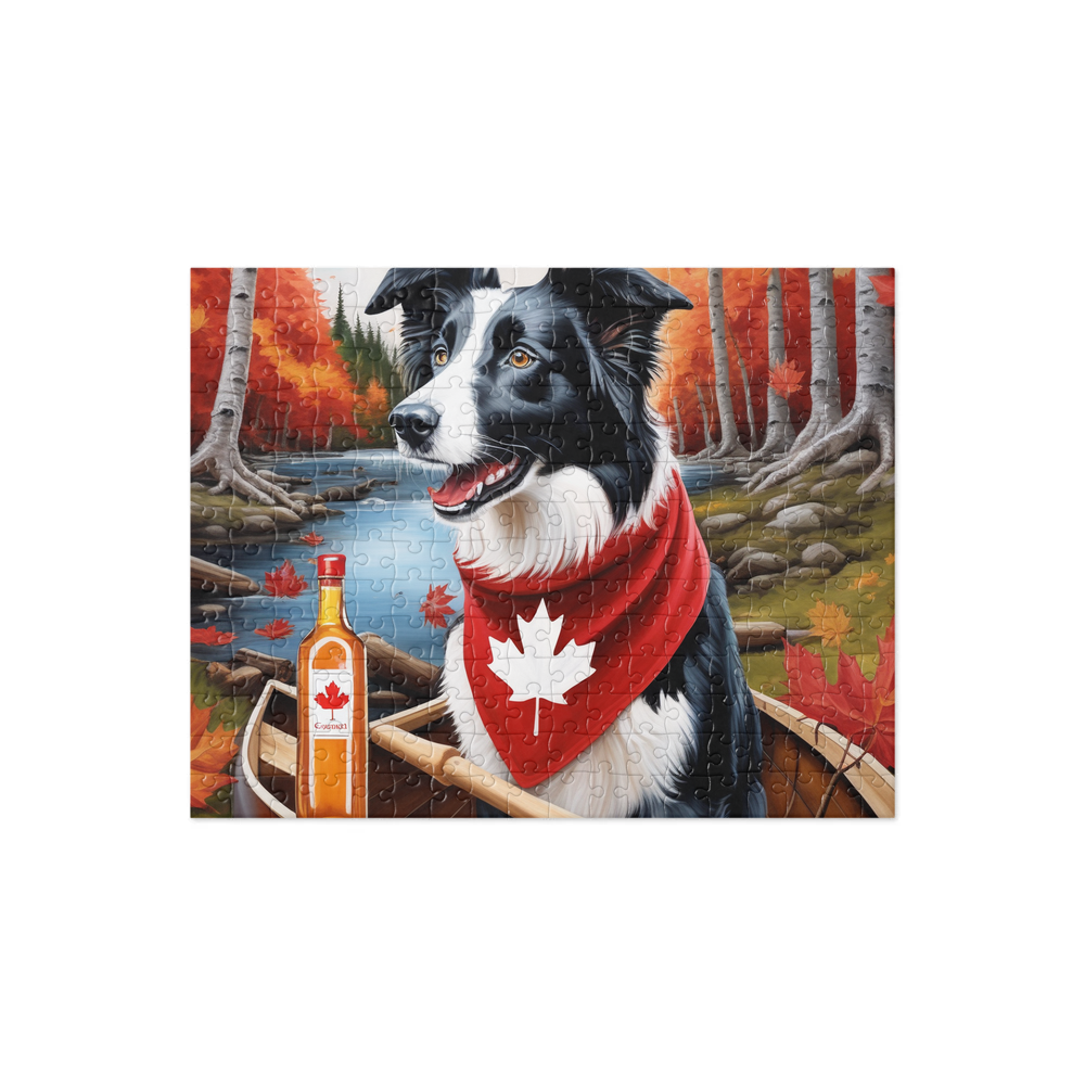 PugMug Custom Border Collie Jigsaw Puzzle