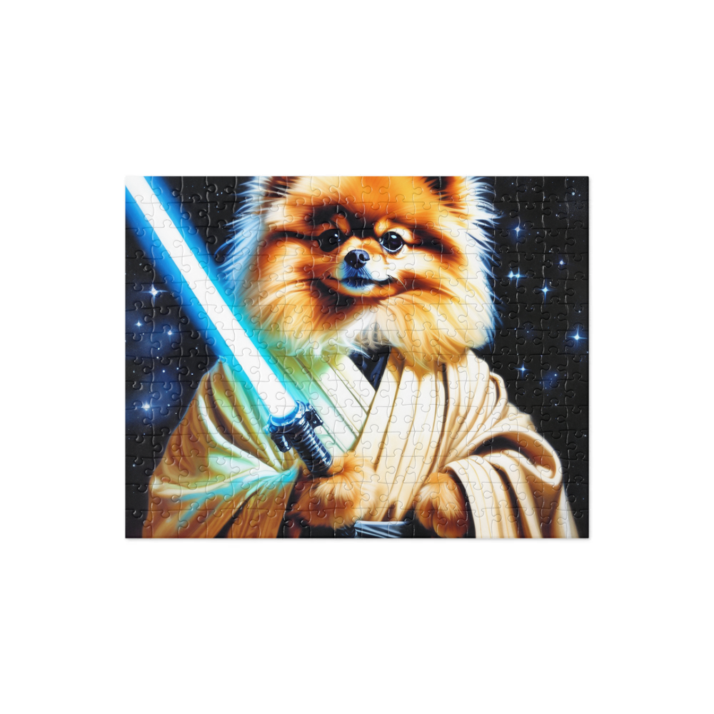 PugMug Custom Tan Pomeranian Jigsaw Puzzle