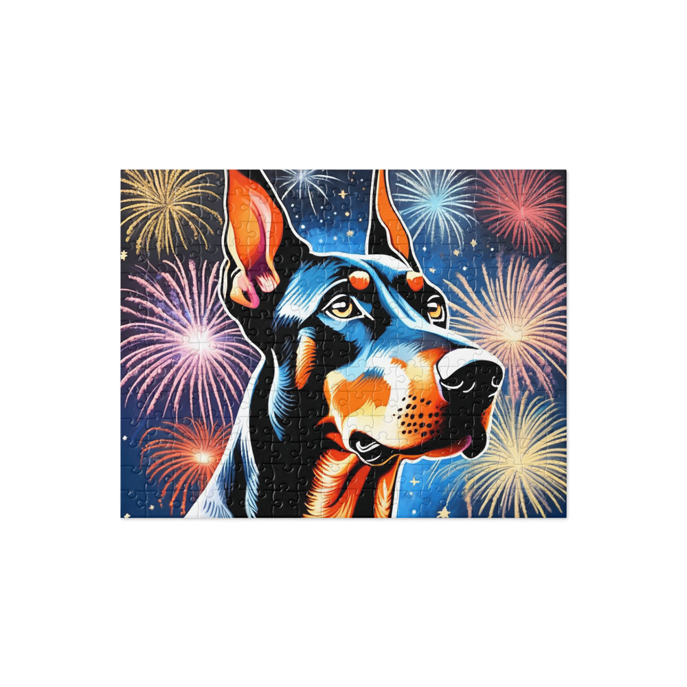 PugMug Custom Doberman Pinscher Jigsaw Puzzle