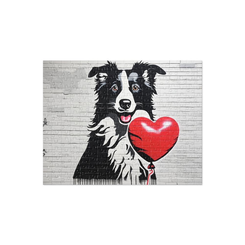 PugMug Custom Border Collie Jigsaw Puzzle