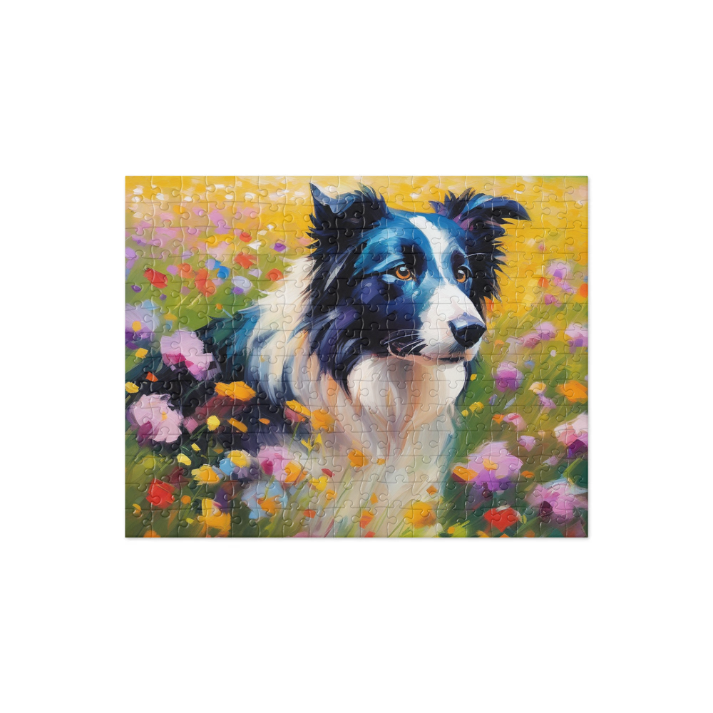 PugMug Custom Border Collie Jigsaw Puzzle