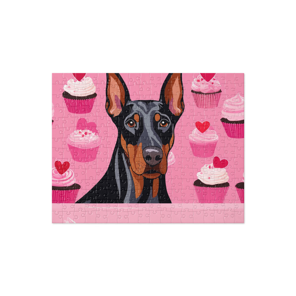 PugMug Custom Doberman Pinscher Jigsaw Puzzle