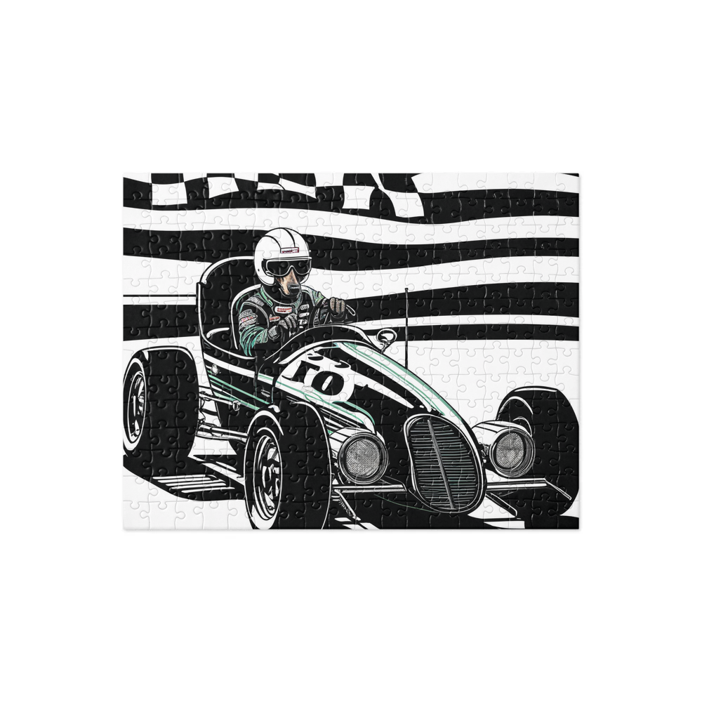 PugMug Custom Black Dachshund Jigsaw Puzzle