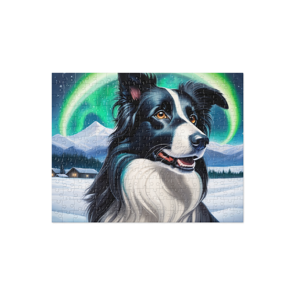 PugMug Custom Border Collie Jigsaw Puzzle