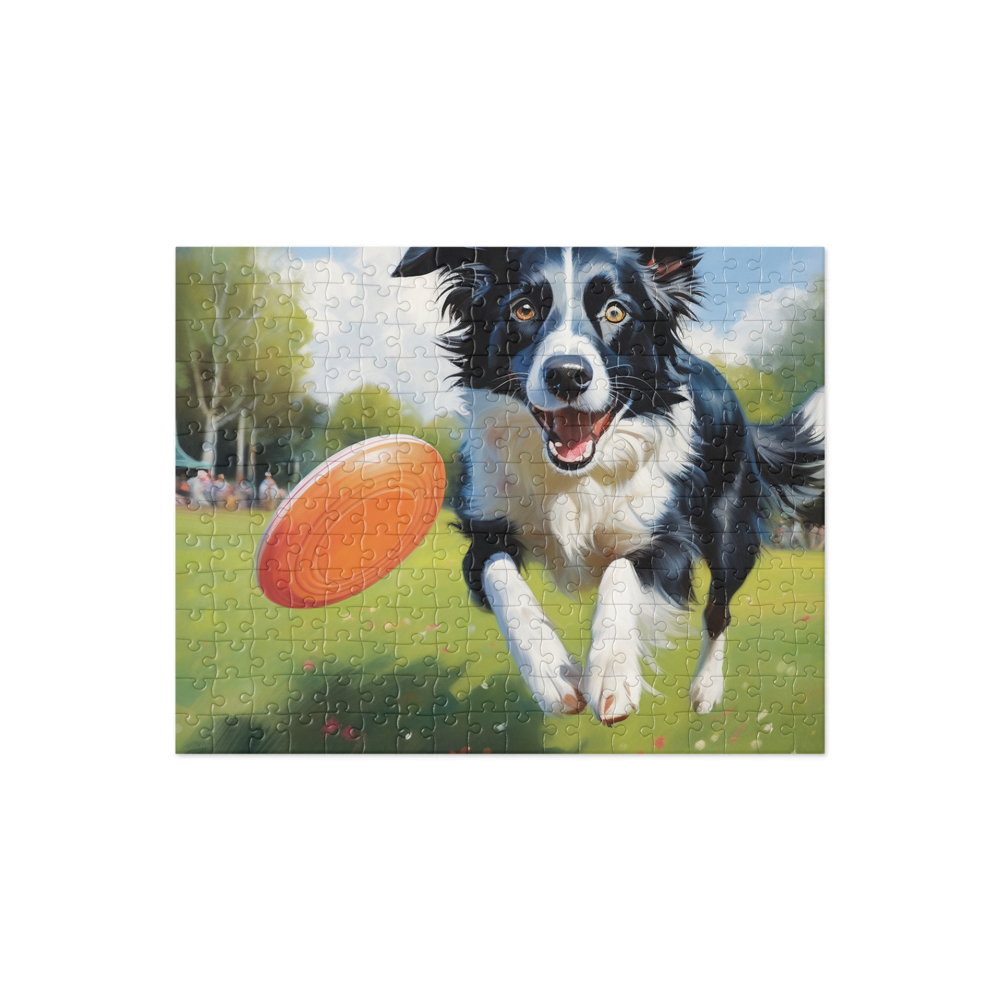 PugMug Custom Border Collie Jigsaw Puzzle