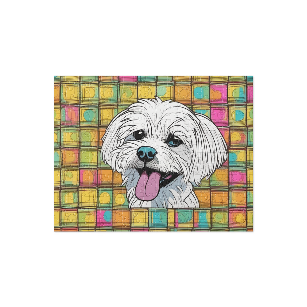PugMug Custom Maltese Dog Jigsaw Puzzle