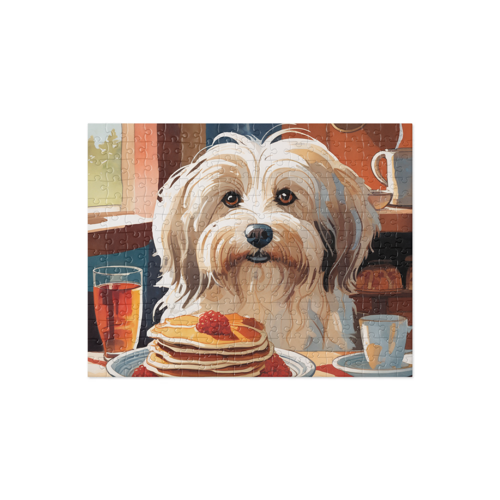PugMug Custom Tan Havanese Dog Jigsaw Puzzle