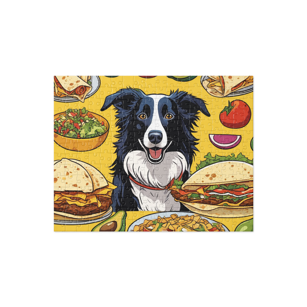 PugMug Custom Border Collie Jigsaw Puzzle