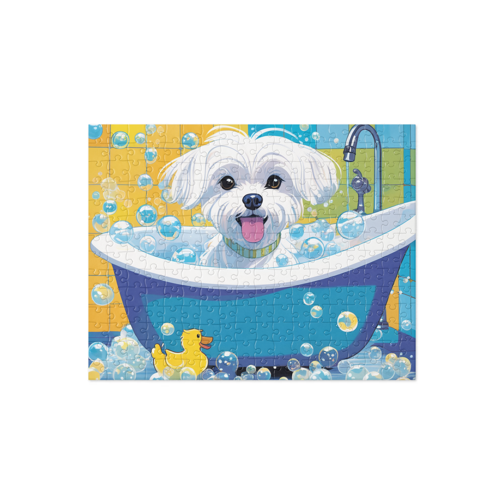 PugMug Custom Maltese Dog Jigsaw Puzzle