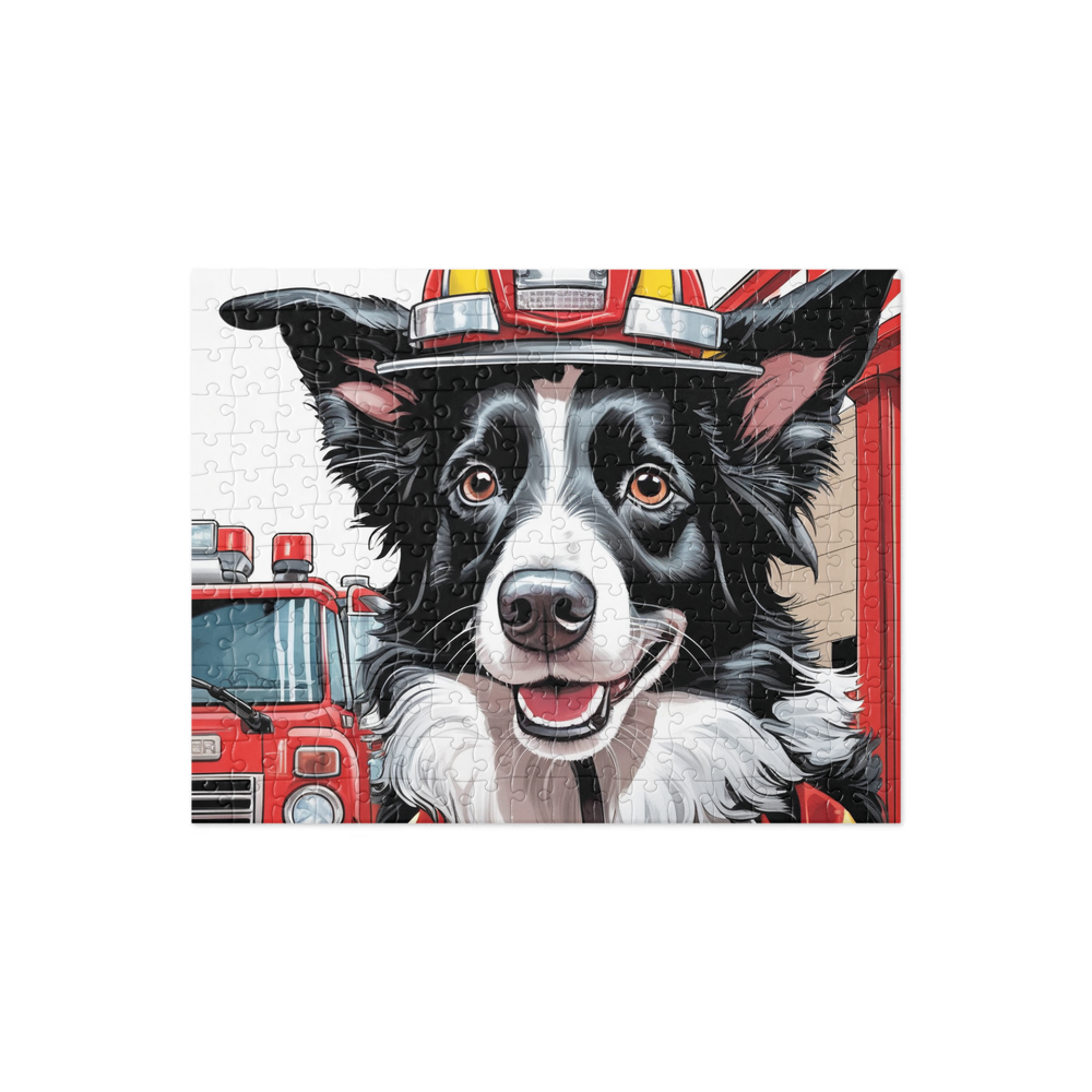 PugMug Custom Border Collie Jigsaw Puzzle