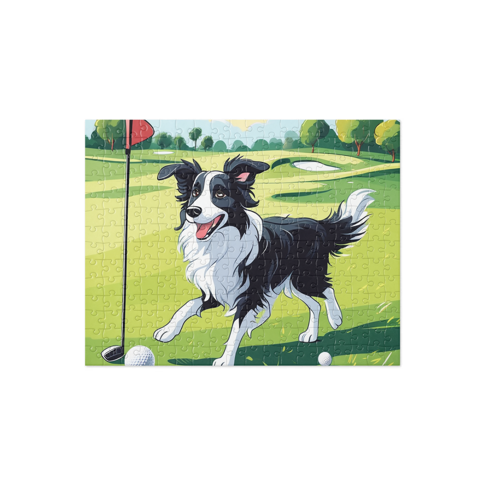 PugMug Custom Border Collie Jigsaw Puzzle