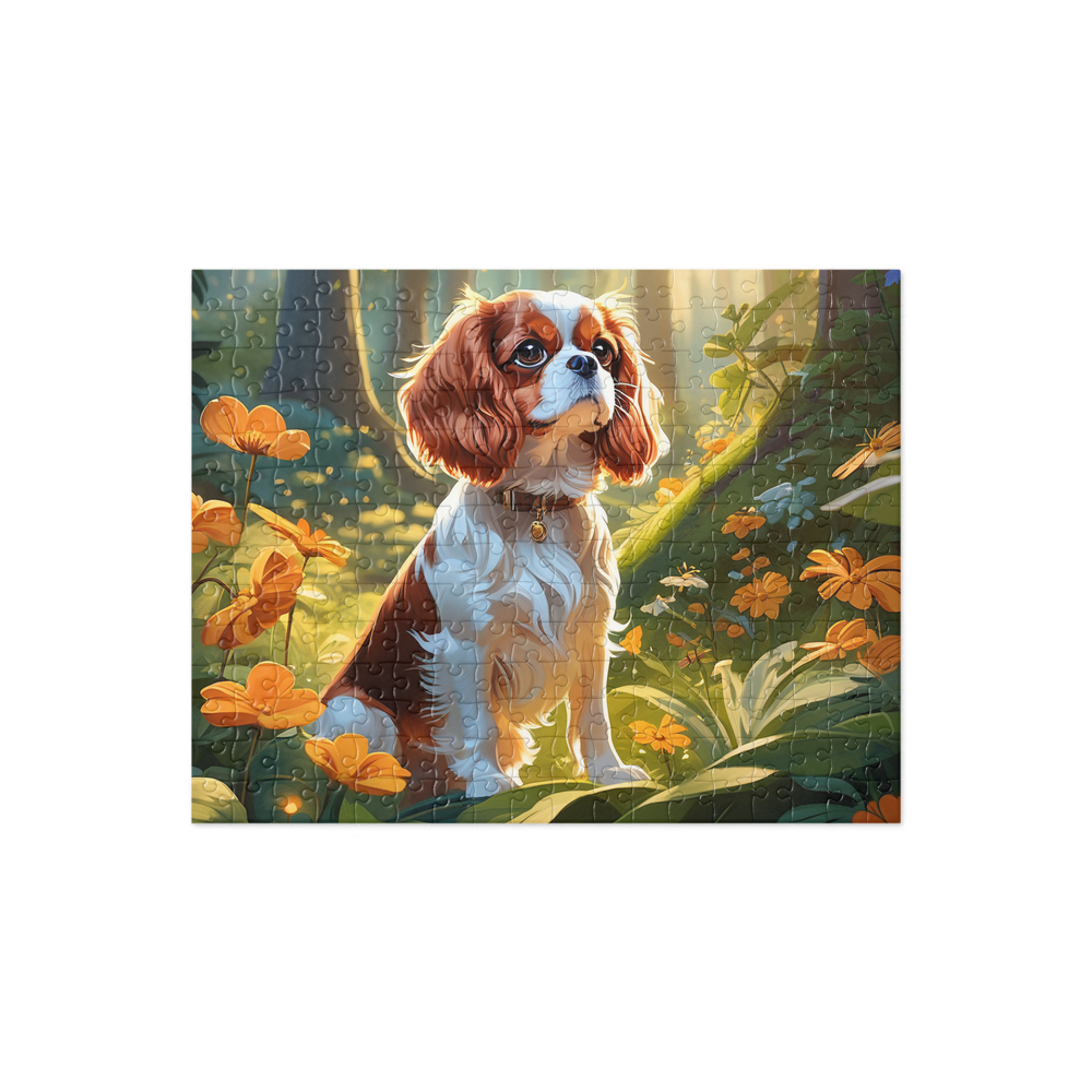 PugMug Custom Cavalier King Charles Spaniel Jigsaw Puzzle