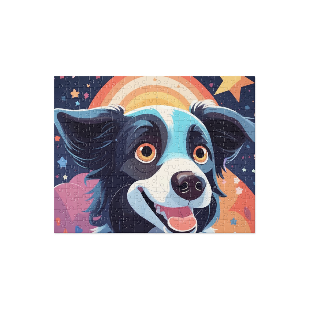 PugMug Custom Border Collie Jigsaw Puzzle