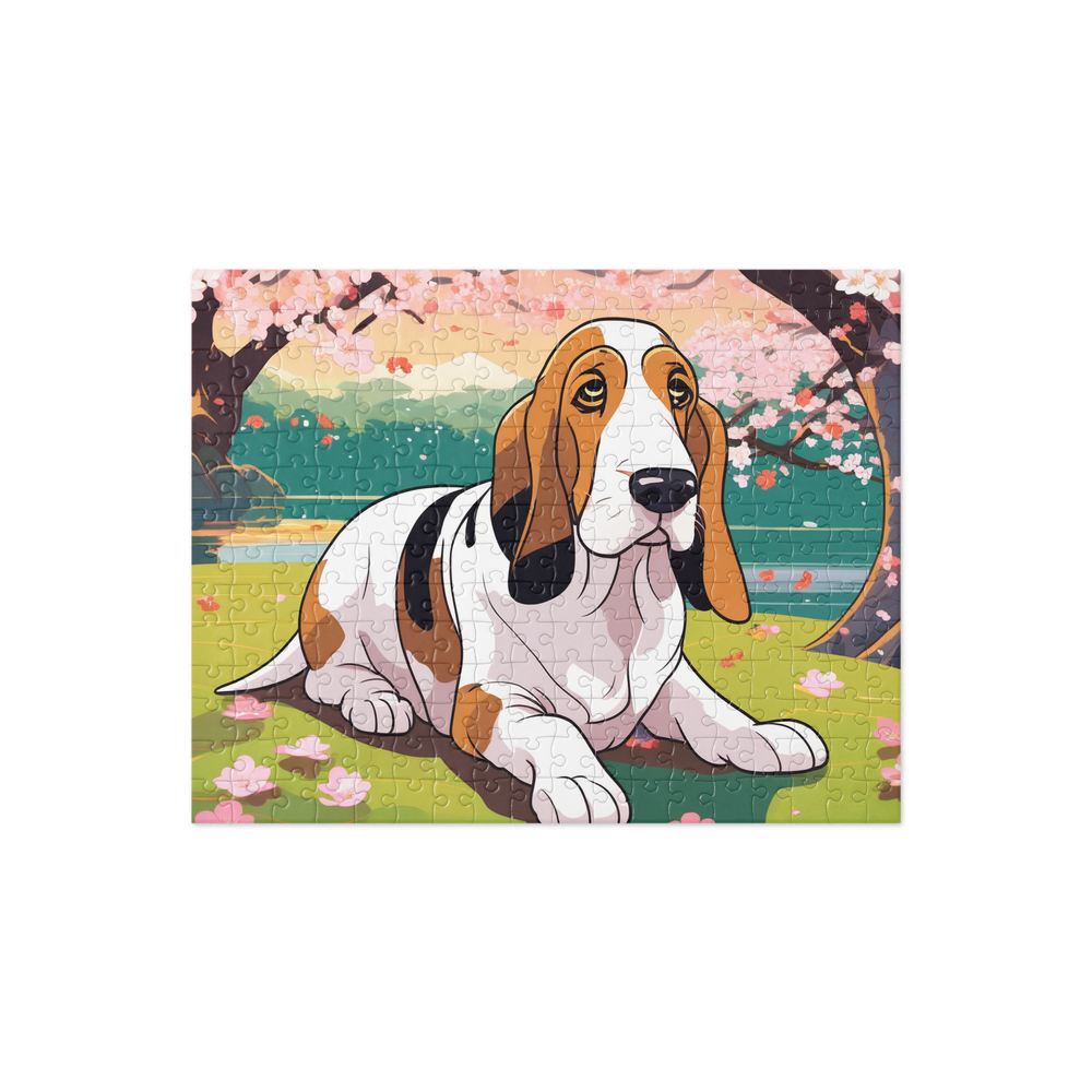 PugMug Custom Basset Hound Jigsaw Puzzle