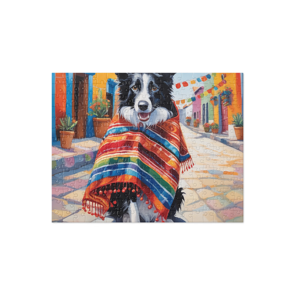 PugMug Custom Border Collie Jigsaw Puzzle