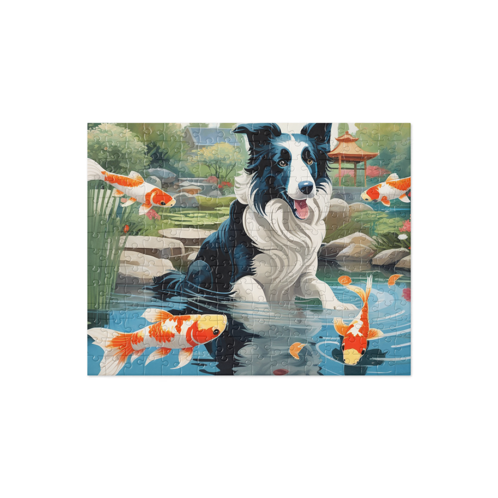 PugMug Custom Border Collie Jigsaw Puzzle