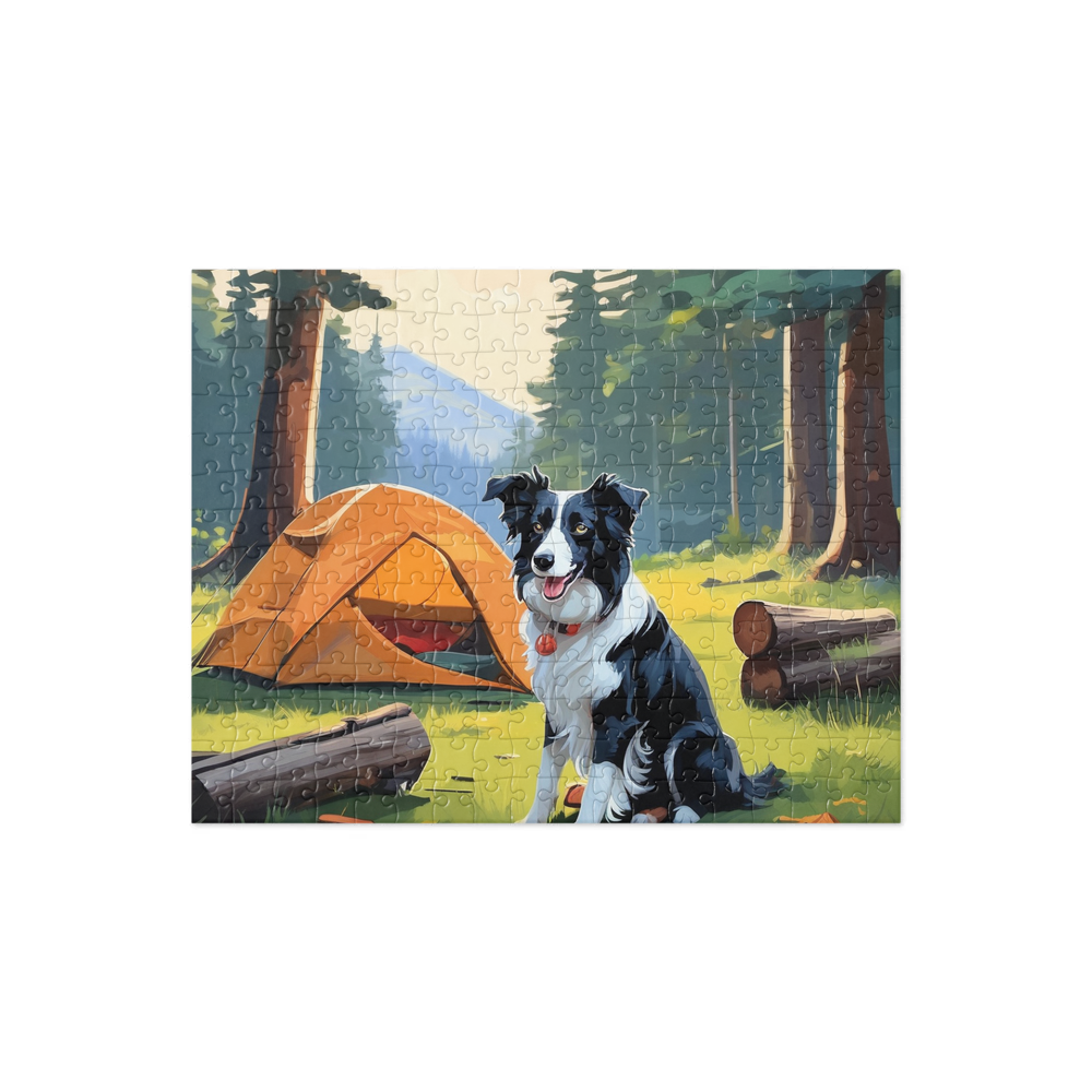 PugMug Custom Border Collie Jigsaw Puzzle