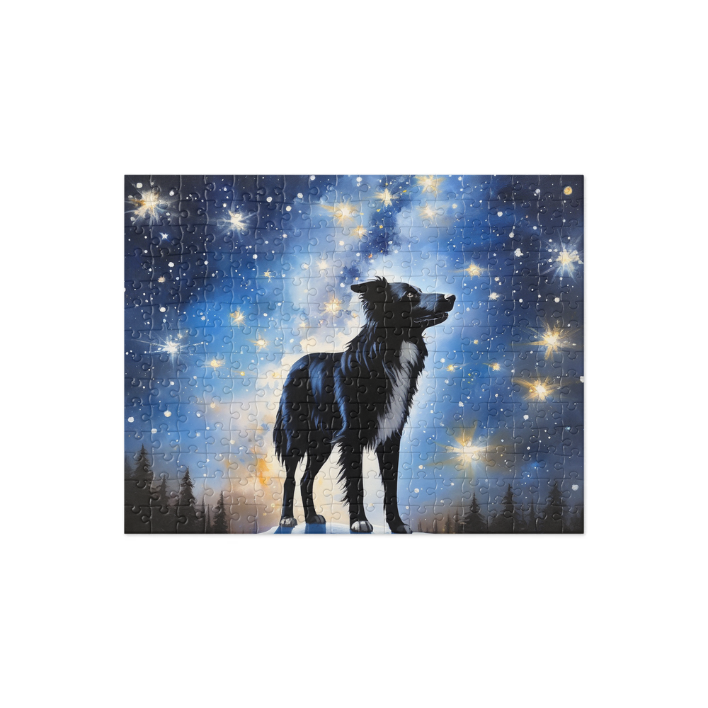 PugMug Custom Border Collie Jigsaw Puzzle