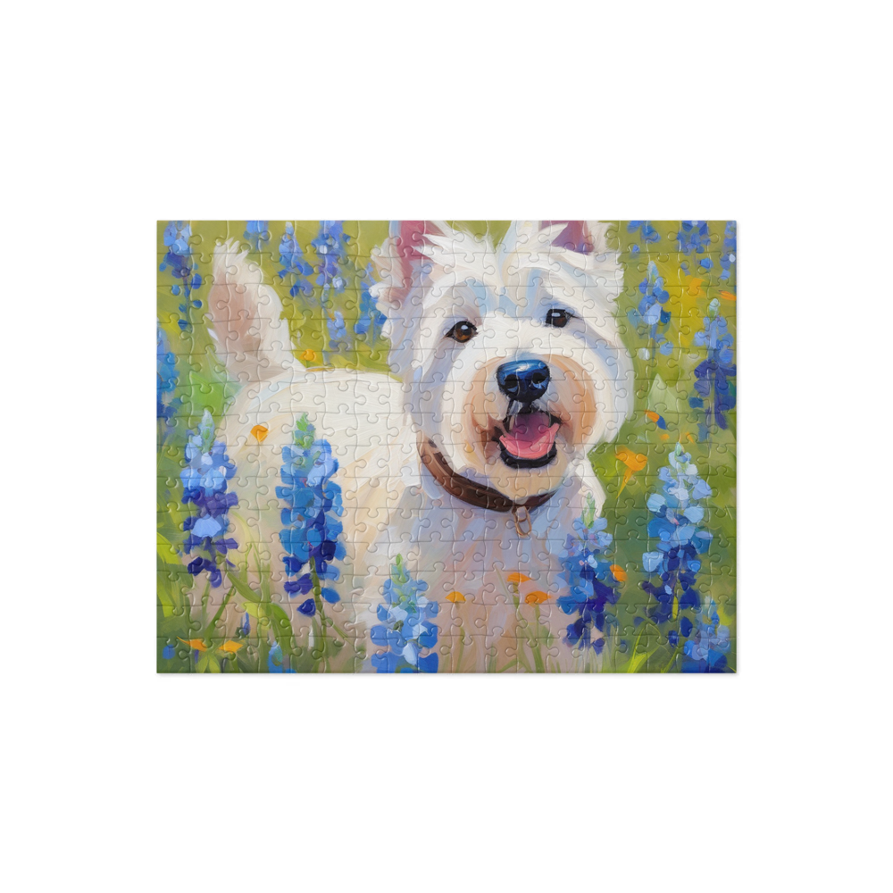 PugMug Custom West Highland White Terrier Jigsaw Puzzle