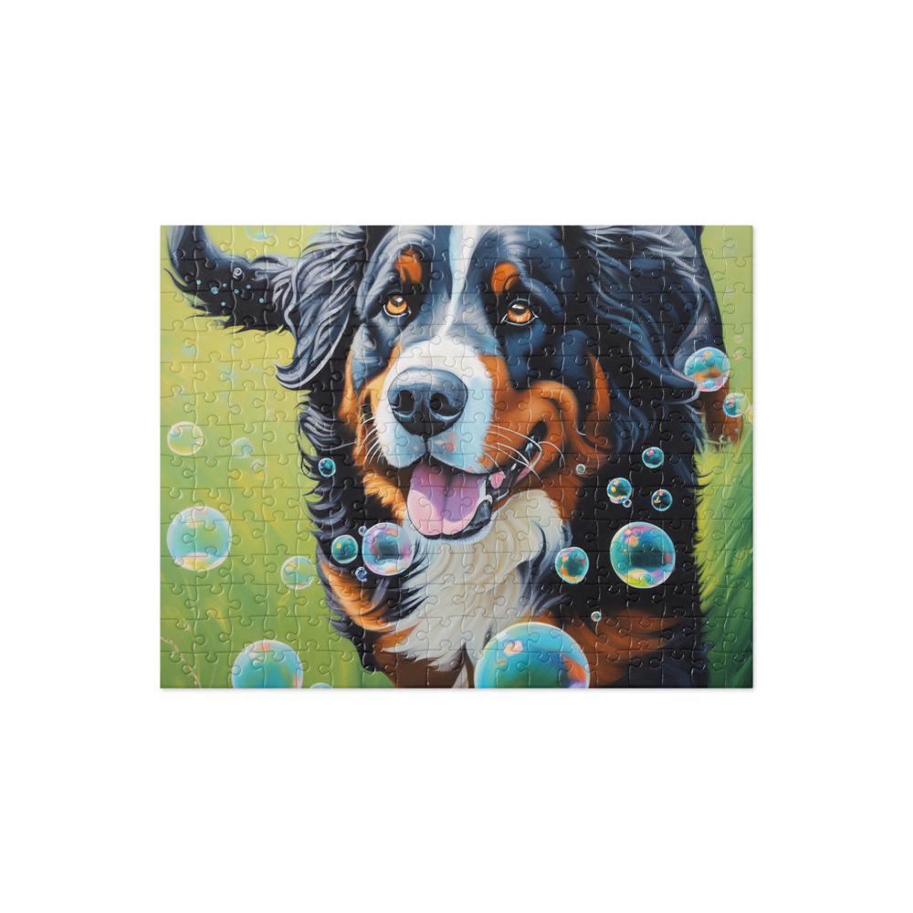 PugMug Custom Bernese Mountain Dog Jigsaw Puzzle