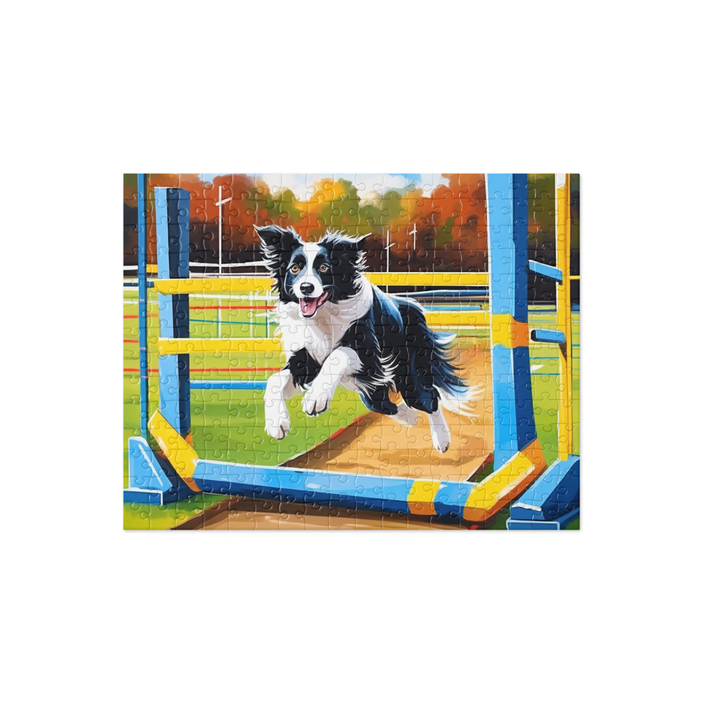PugMug Custom Border Collie Jigsaw Puzzle