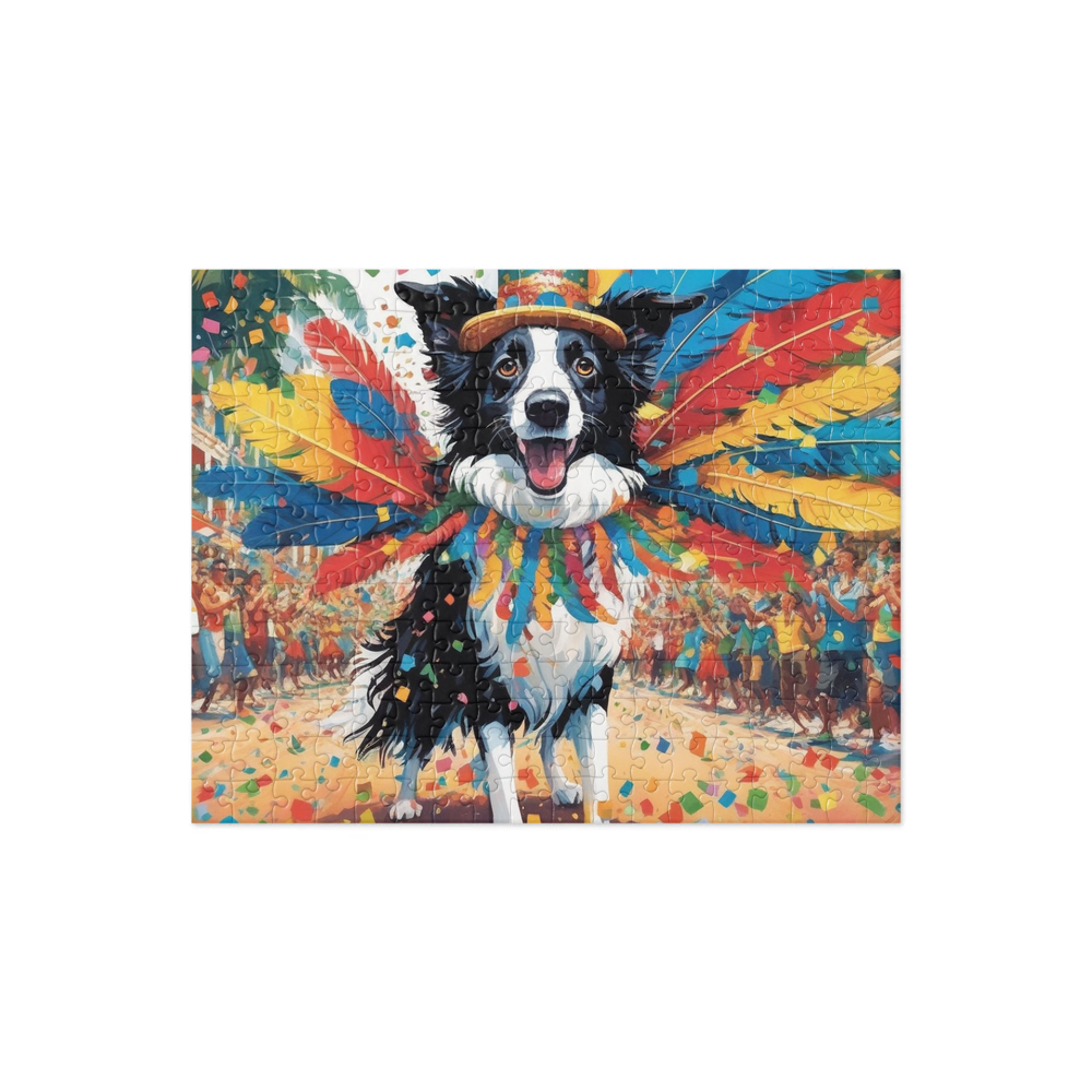 PugMug Custom Border Collie Jigsaw Puzzle