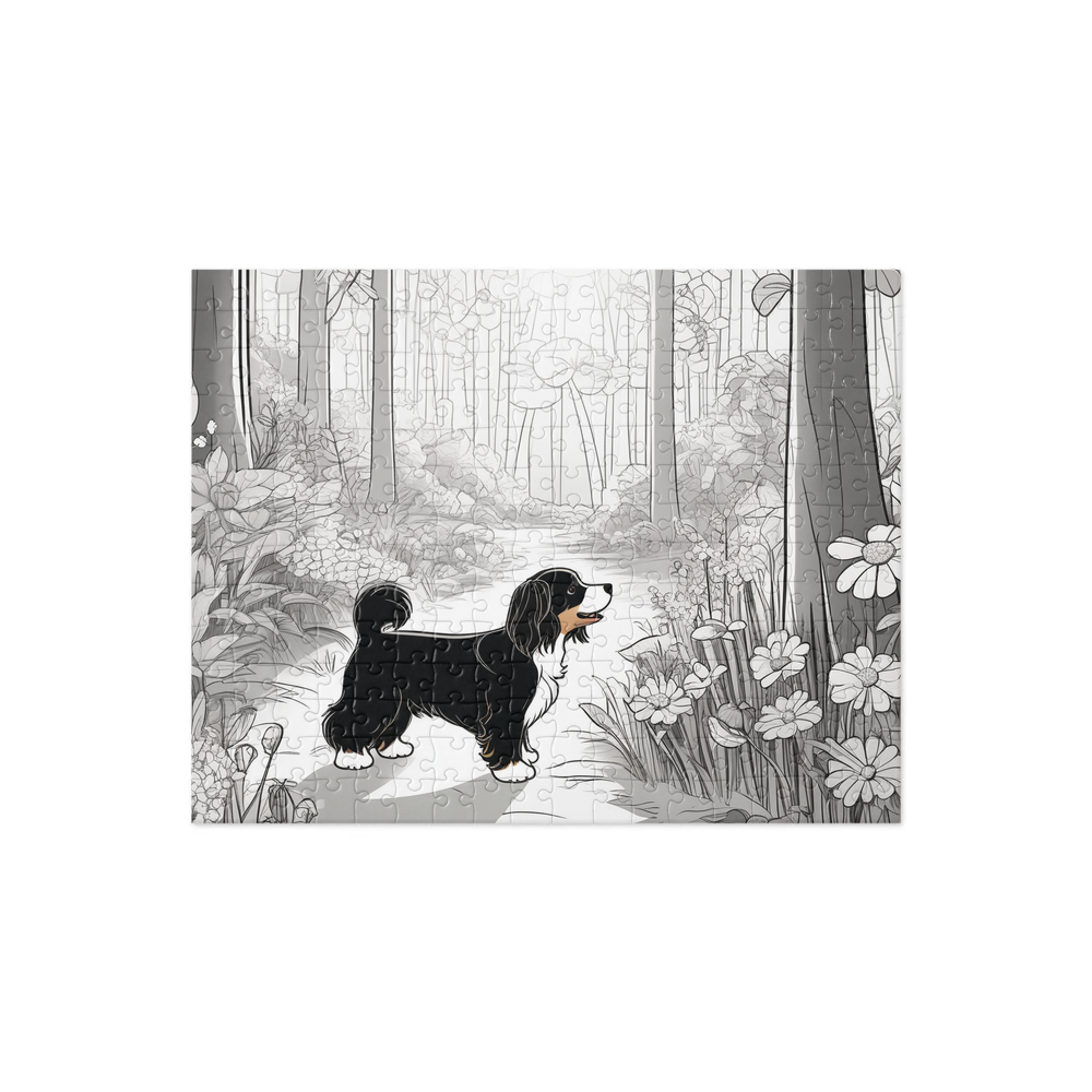 PugMug Custom Black-and-white Havanese Dog Jigsaw Puzzle