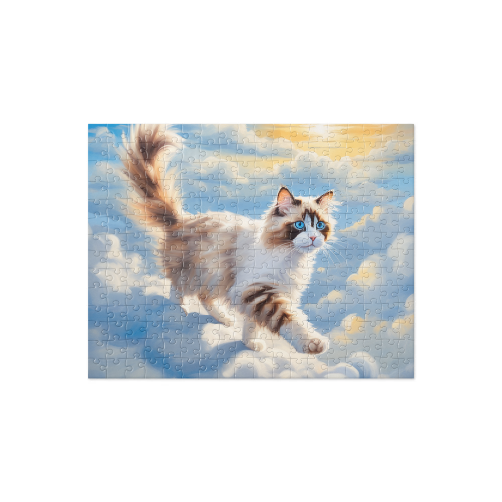 PugMug Custom Tabby Ragdoll Cat Jigsaw Puzzle