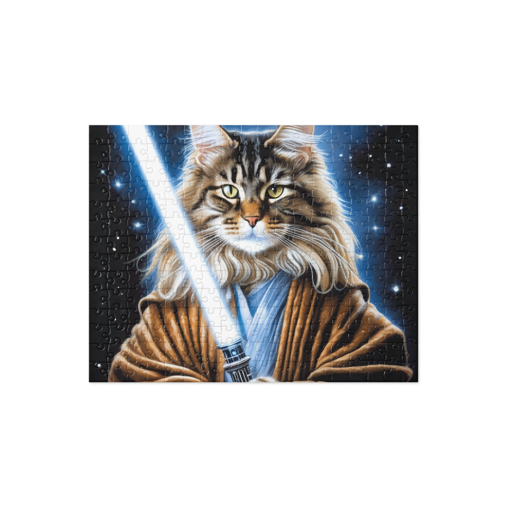 PugMug Custom Tabby Maine Coon Cat Jigsaw Puzzle