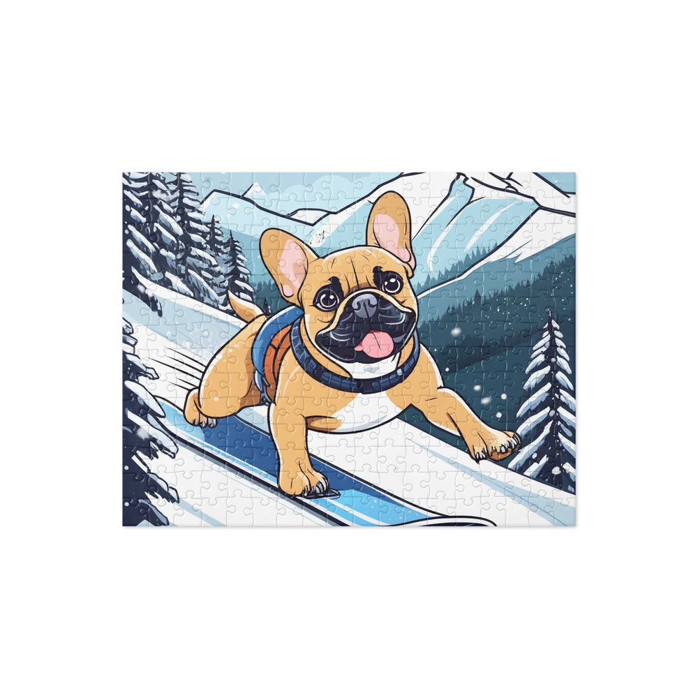 PugMug Custom Tan French Bulldog Jigsaw Puzzle