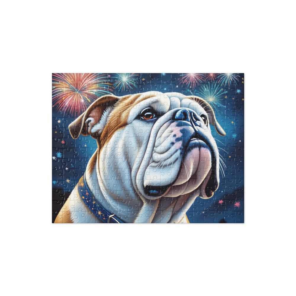 PugMug Custom Bulldog Jigsaw Puzzle