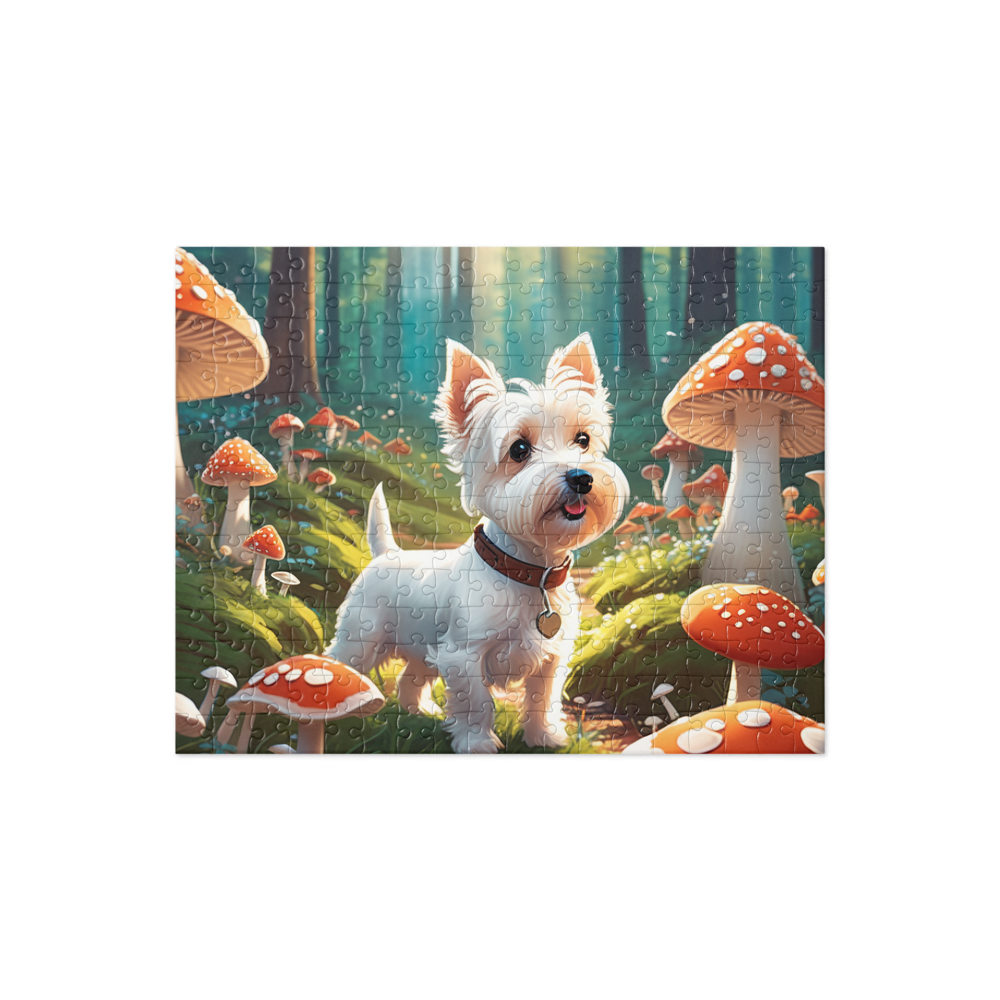 PugMug Custom West Highland White Terrier Jigsaw Puzzle