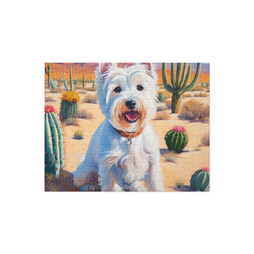 PugMug Custom West Highland White Terrier Jigsaw Puzzle