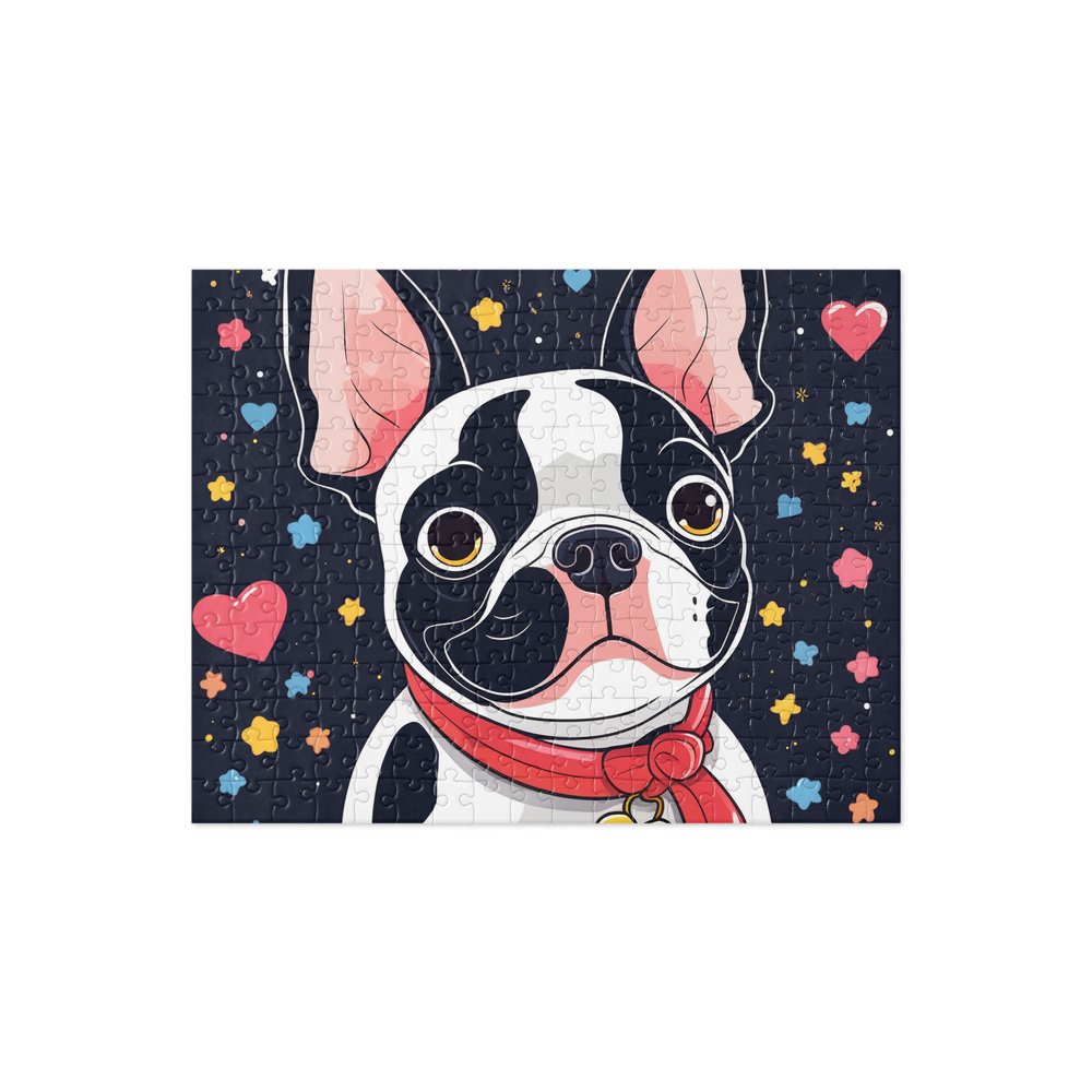 PugMug Custom Boston Terrier Jigsaw Puzzle