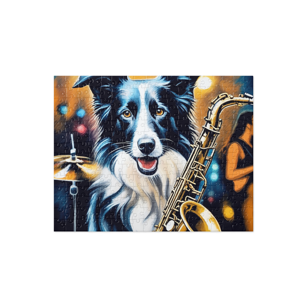 PugMug Custom Border Collie Jigsaw Puzzle