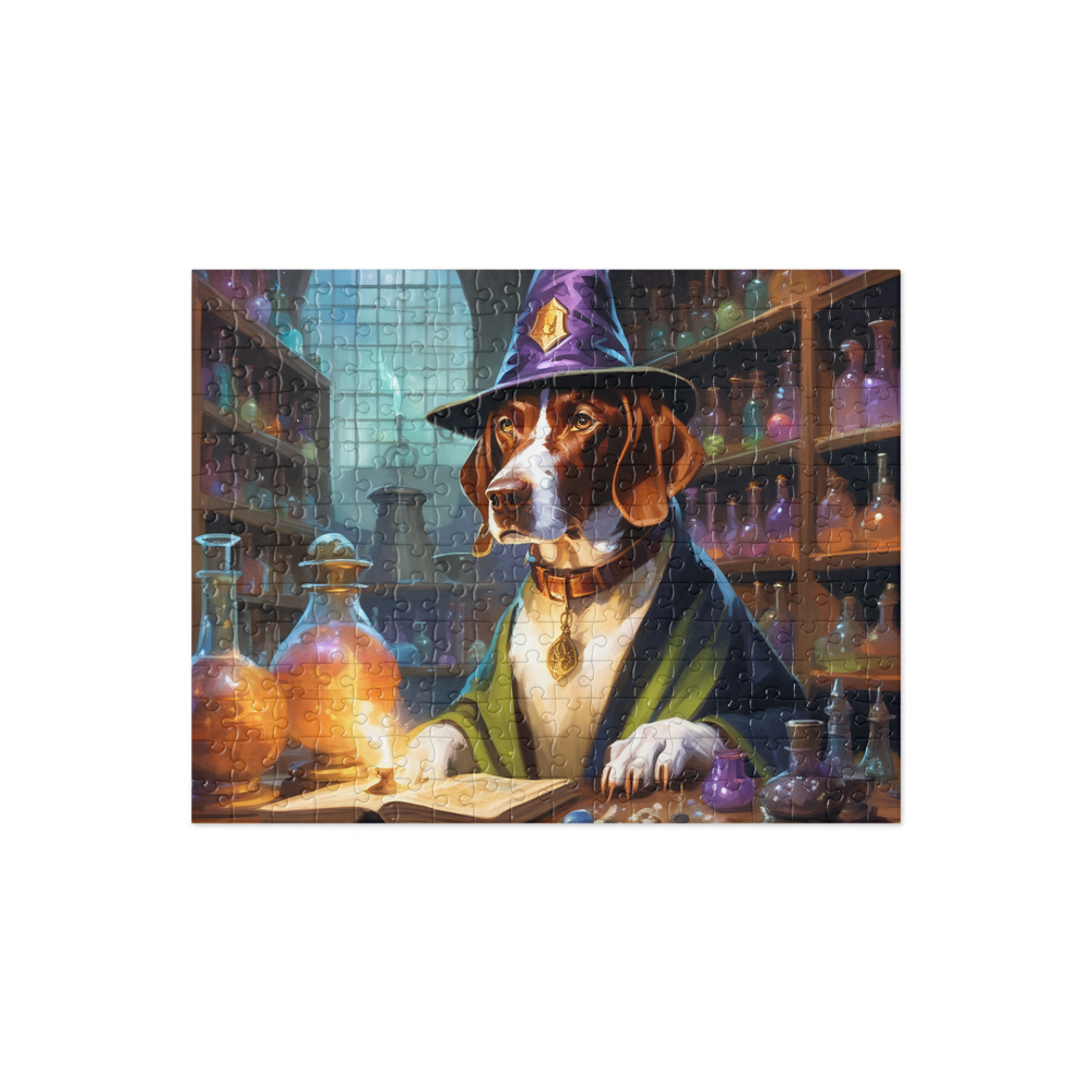 PugMug Custom Pointer Dog Jigsaw Puzzle