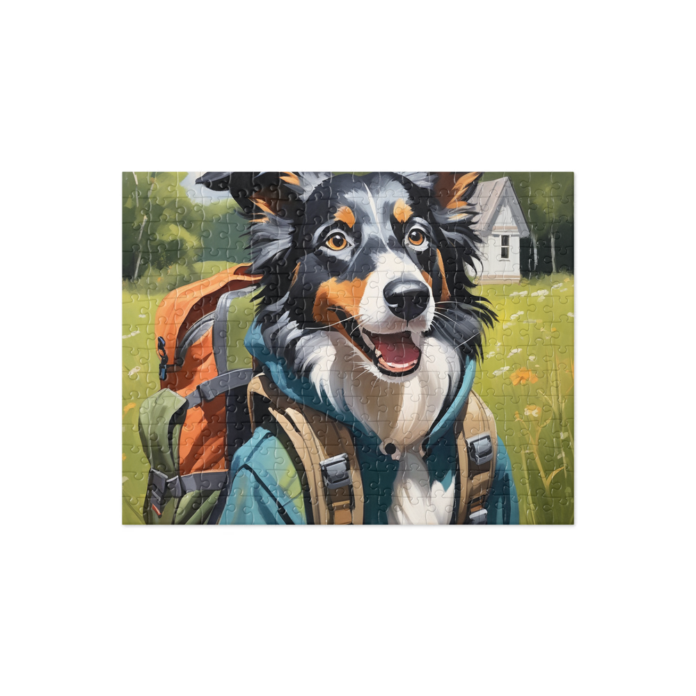 PugMug Custom Border Collie Jigsaw Puzzle