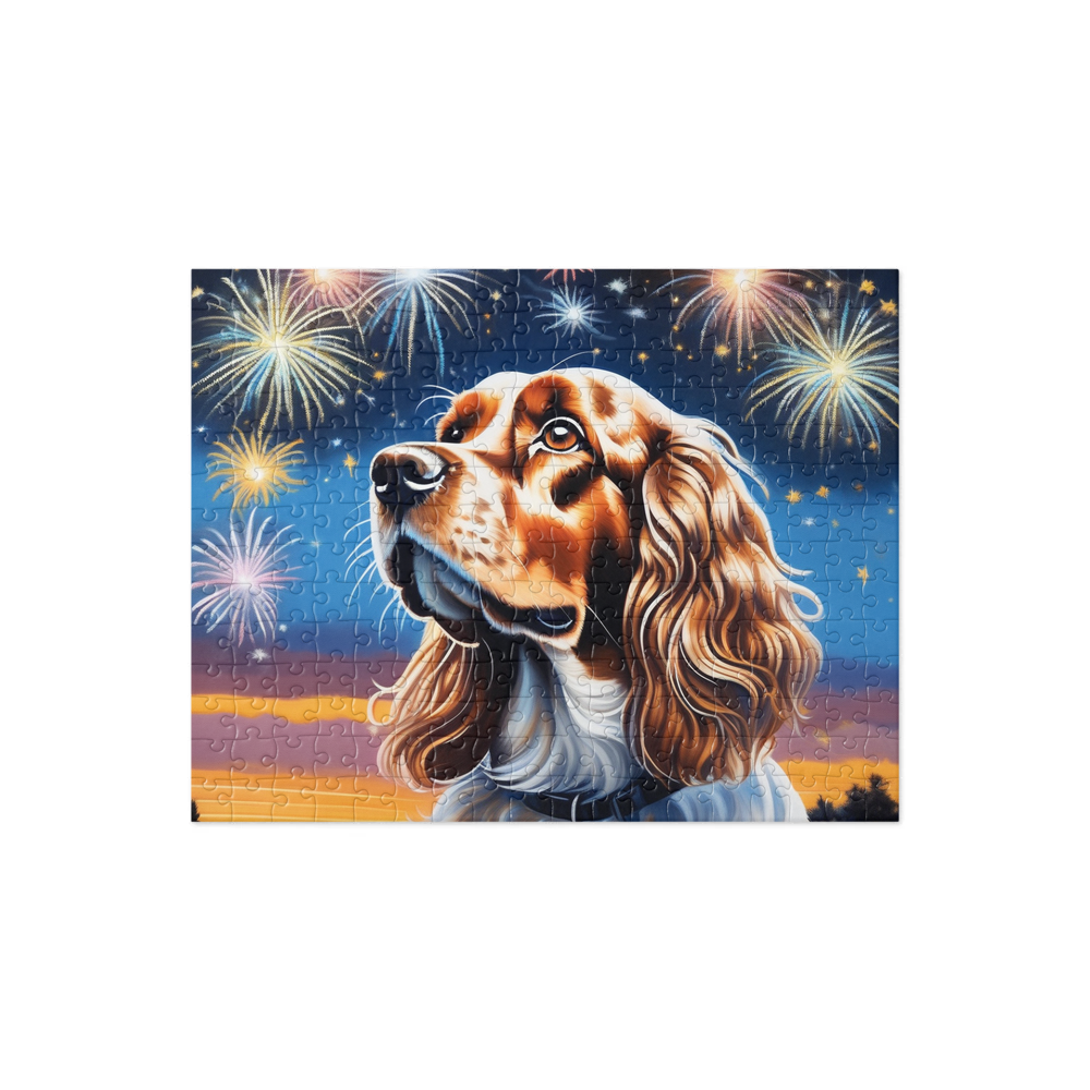 PugMug Custom English Cocker Spaniel Jigsaw Puzzle