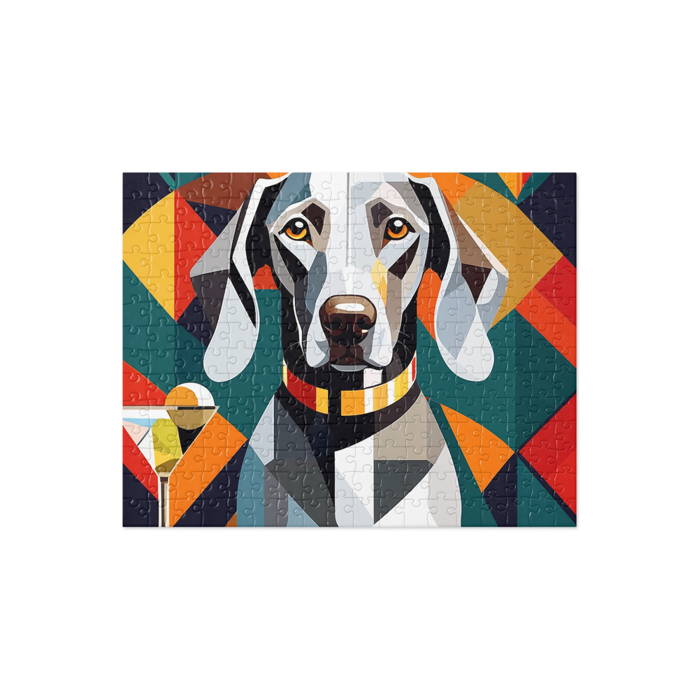 PugMug Custom Weimaraner Jigsaw Puzzle
